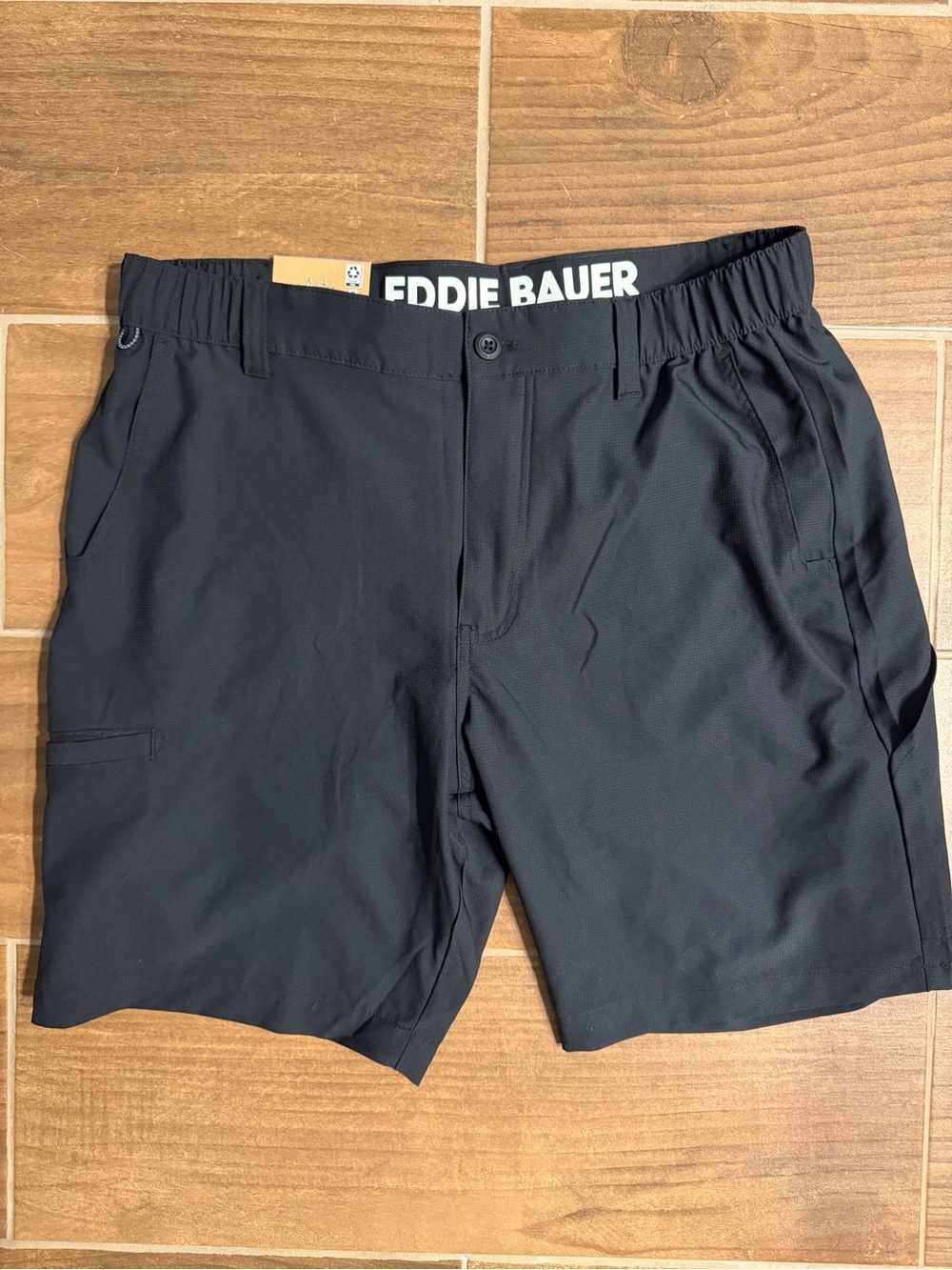 Eddie Bauer Flex Waist Tech Short Black